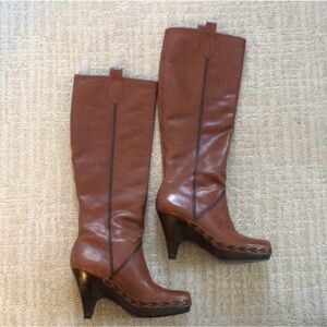 Cole Haan Kenna Tall Boot Brown Leather Tall Boots – Women’s Size 7 – Like New